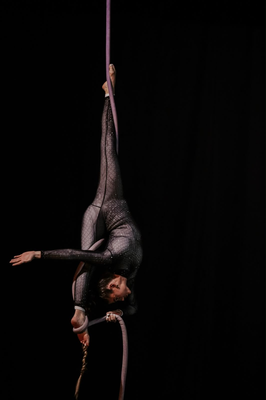 Emma H. on aerial rope