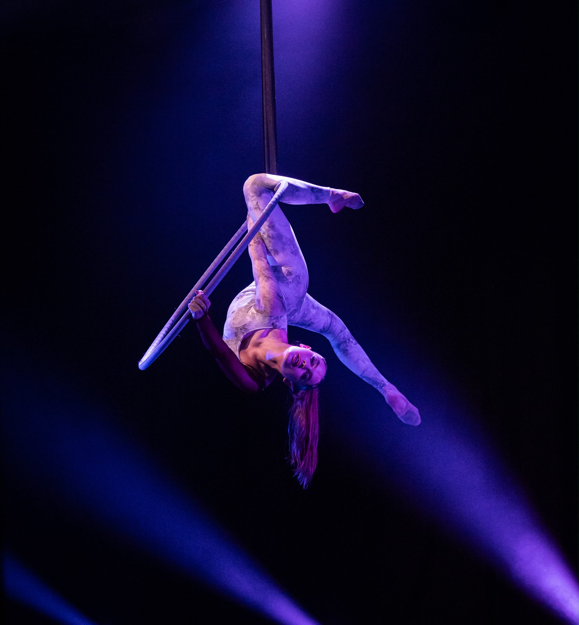 Jasmyne T. on aerial hoop